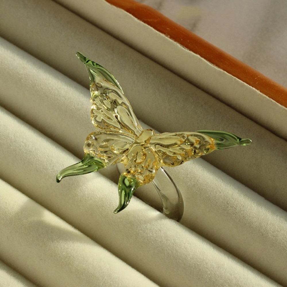 Glass Crafts Glaze Butterfly Ring Exquisite Chinese Dragon Ring Valentine s Day Gift Style 18
Glass Crafts Glaze Butterfly Ring Exquisite Chinese Dragon Ring Valentine s Day Gift Style 18