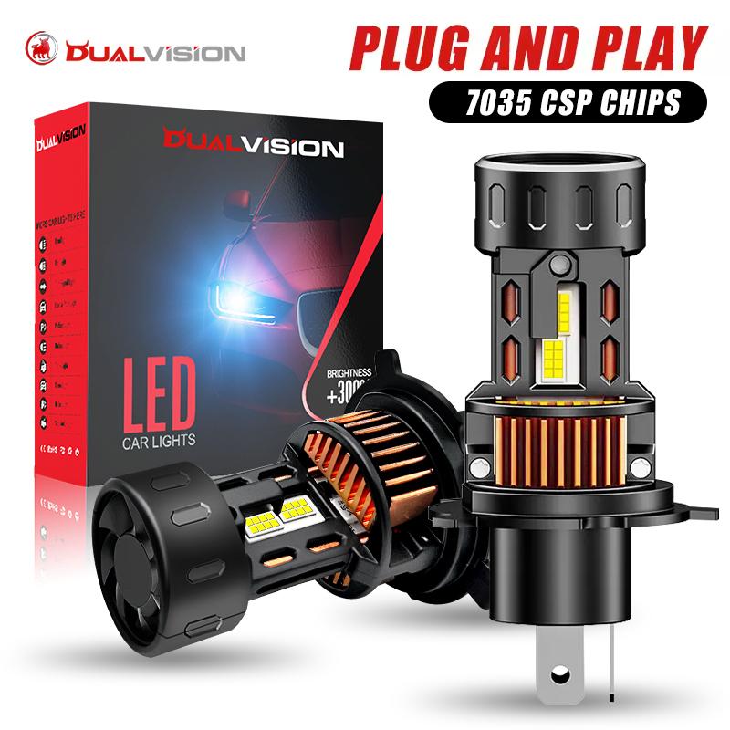 Bullvision 40000LM Canbus H4 LED Headlight Bulbs 9003 HB2 High Low Beam 120W Car Lights CSP Turbo Led Diode Lamps 12V 24V 6500K 6500K Cold White
Bullvision 40000LM Canbus H4 LED Headlight Bulbs 9003 HB2 High Low Beam 120W Car Lights CSP Turbo Led Diode Lamps 12V 24V 6500K 6500K Cold White
