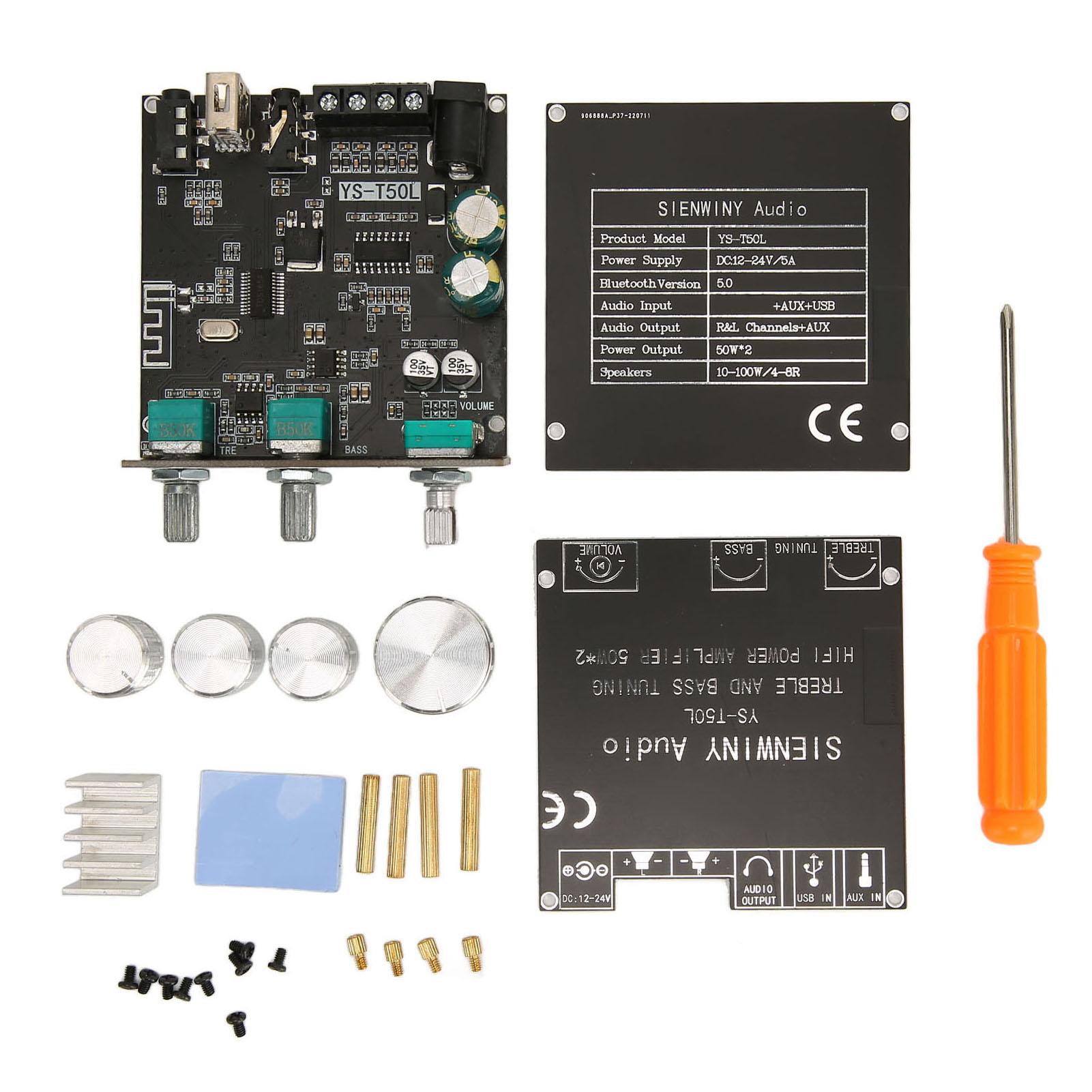 Sound Amplifier Board Bluetooth 5.0 Dual Channel Multiple Protection HiFi Stereo Digital Power
Sound Amplifier Board Bluetooth 5.0 Dual Channel Multiple Protection HiFi Stereo Digital Power