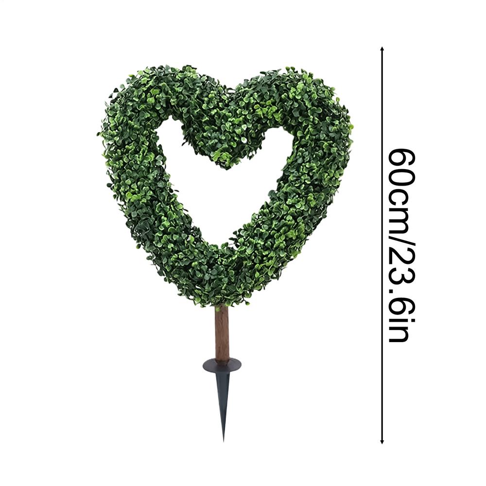 Yard Stakes Heart-Shaped Valentines Home Decor Artificial Greenery Yard Signs Outdoor Decor for Indoor Pathway Backyard Patio
Yard Stakes Heart-Shaped Valentines Home Decor Artificial Greenery Yard Signs Outdoor Decor for Indoor Pathway Backyard Patio