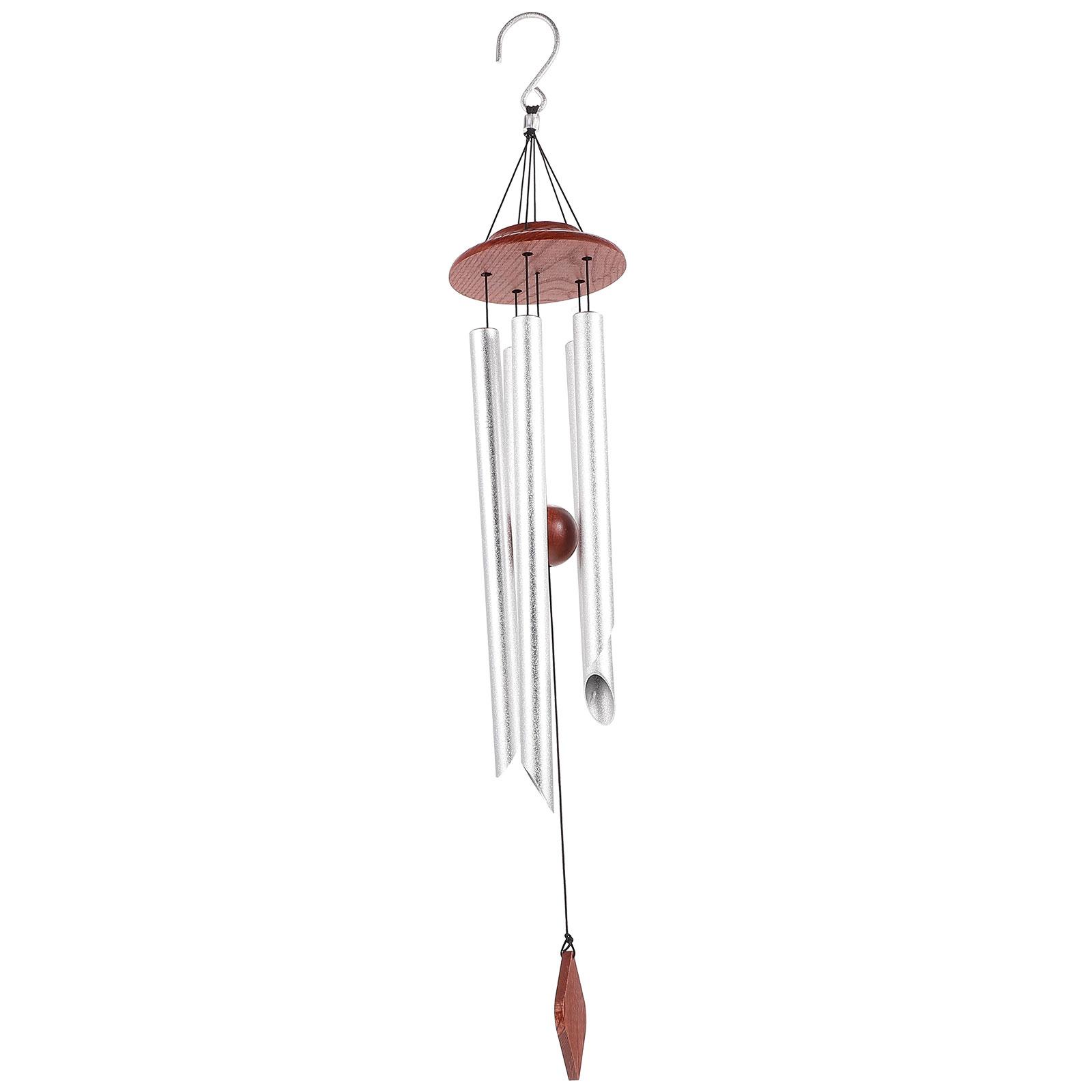 1Pcs Metal Tube Wind Chime Vintage Style Ornament Perfect for Home Patio Balcony Decor Birthday Housewarming Gift срібний
1Pcs Metal Tube Wind Chime Vintage Style Ornament Perfect for Home Patio Balcony Decor Birthday Housewarming Gift срібний
