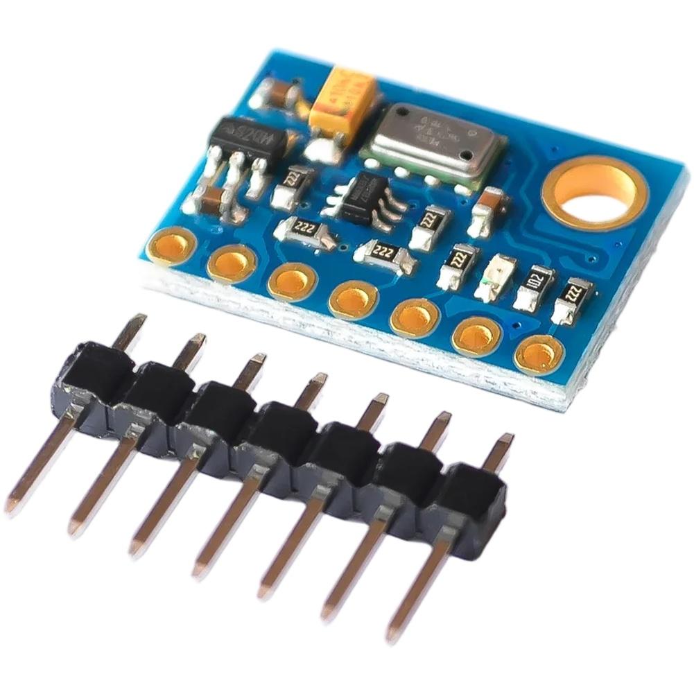 Air Pressure Sensor GY-63 MS5611 Air Pressure Sensor Module Electronic DIY Board For Arduino Pressure Sensor Pressure Measuring
Air Pressure Sensor GY-63 MS5611 Air Pressure Sensor Module Electronic DIY Board For Arduino Pressure Sensor Pressure Measuring