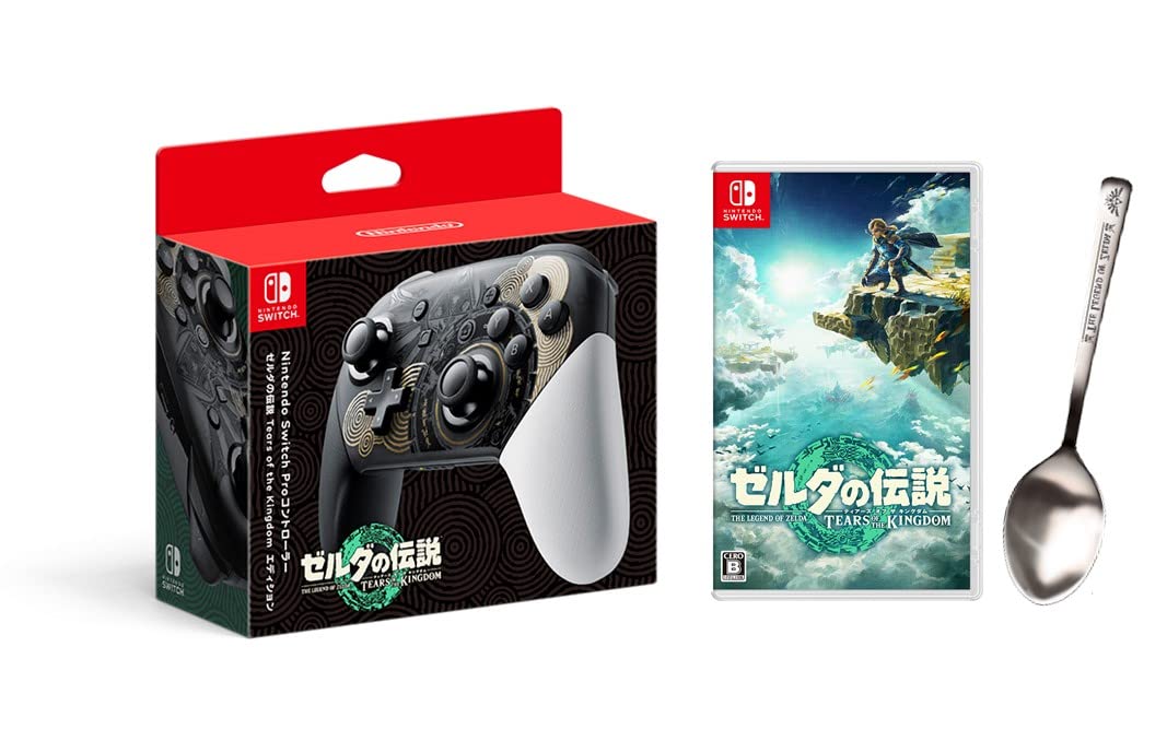 Контроллер Nintendo Switch Pro The Legend of Zelda Tears of the Kingdom Edition The Legend of Zelda Tears of the Kingdom стальная ложка для столовых приборов + -Switch
Контроллер Nintendo Switch Pro The Legend of Zelda Tears of the Kingdom Edition The Legend of Zelda Tears of the Kingdom стальная ложка для столовых приборов + -Switch