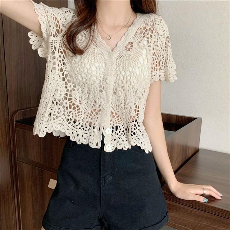 Женский кардиган с вышивкой, ажурный, с рукавами семь восьмых, для защиты от солнца, пляжный топ One Size
Женский кардиган с вышивкой, ажурный, с рукавами семь восьмых, для защиты от солнца, пляжный топ One Size