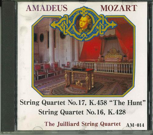 CD JUILLIARD STRING QUARTET - Mozart : String Quartet No.16 No.17 AM014 SEEM Japan Classical Used
CD JUILLIARD STRING QUARTET - Mozart : String Quartet No.16 No.17 AM014 SEEM Japan Classical Used
