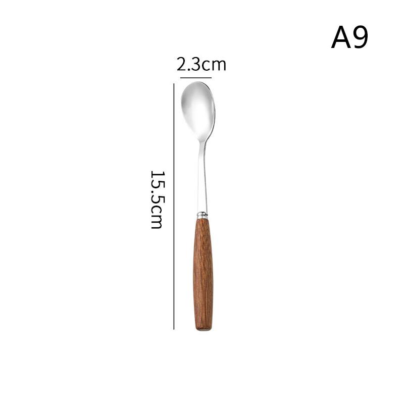 Столовые приборы в деловом стиле с деревянной ручкой из нержавеющей стали 304, нож, вилка, ложка, чайная ложка, столовая посуда, классическая столовая посуда, кухонная утварь
Столовые приборы в деловом стиле с деревянной ручкой из нержавеющей стали 304, нож, вилка, ложка, чайная ложка, столовая посуда, классическая столовая посуда, кухонная утварь