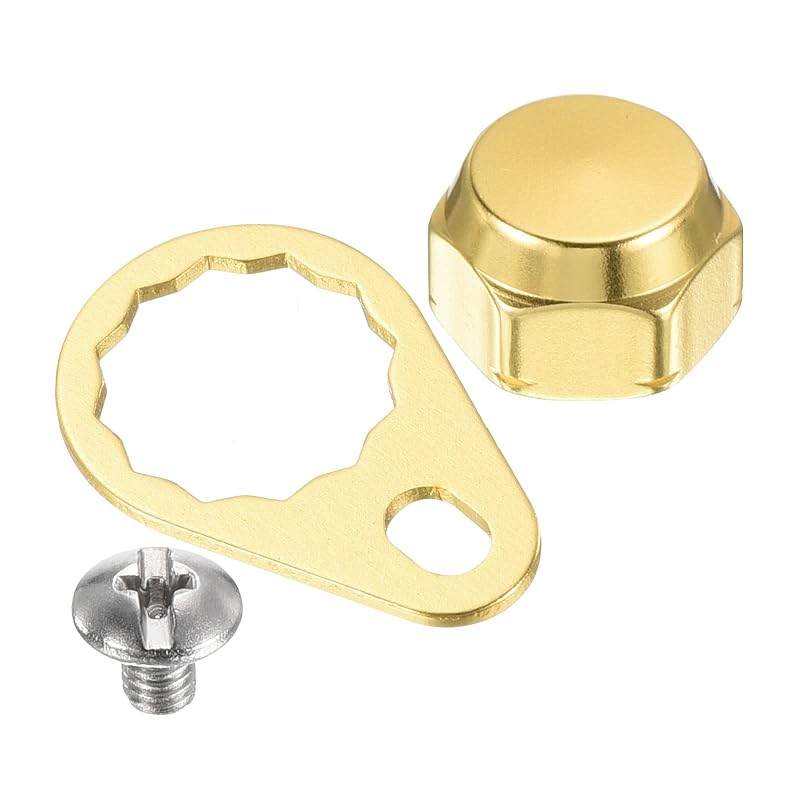 PATIKIL fishing reel handle screw nut locking plate left hand screw M8 nut cap replacement for DIY fishing accessories gold
PATIKIL fishing reel handle screw nut locking plate left hand screw M8 nut cap replacement for DIY fishing accessories gold