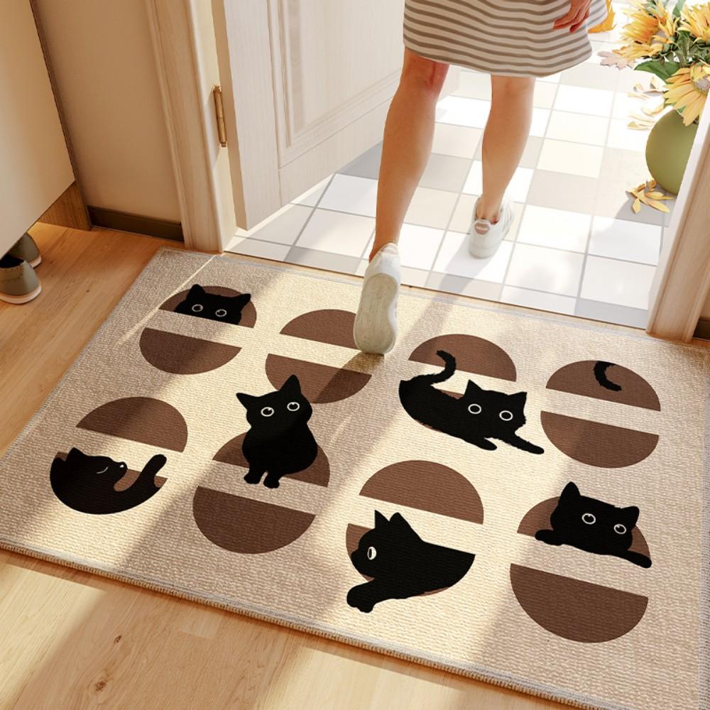 Entry Door Mat Cartoon Black Cat Square Floor Mat Entrance Non Slip Water Absorbent Easy To Clean Doormat Home Decoration 40X60CM(1.3X2FT
Entry Door Mat Cartoon Black Cat Square Floor Mat Entrance Non Slip Water Absorbent Easy To Clean Doormat Home Decoration 40X60CM(1.3X2FT
