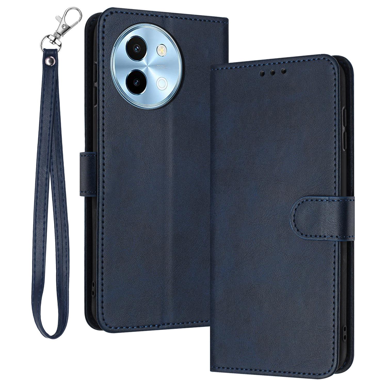 For vivo Y38 5G/Y200i 5G/T3x Case Calf Texture Leather Wallet Anti-Drop Phone Cover Sapphire
For vivo Y38 5G/Y200i 5G/T3x Case Calf Texture Leather Wallet Anti-Drop Phone Cover Sapphire