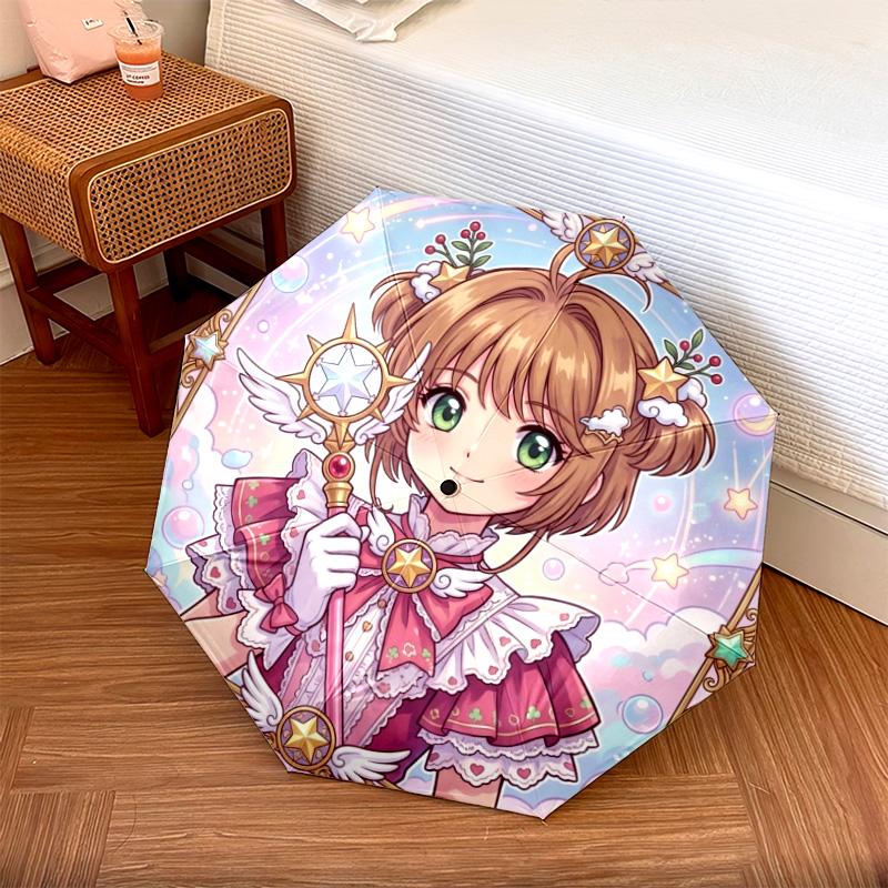 1PC Automatic Folding Umbrella Cardcaptor Sakura Pattern 8 Ribs Portable Foldable Travel Umbrella Christmas Birthday Gift
1PC Automatic Folding Umbrella Cardcaptor Sakura Pattern 8 Ribs Portable Foldable Travel Umbrella Christmas Birthday Gift