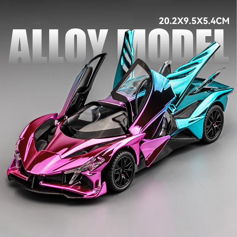 1:24 Apollo Project EVO Electroplate Alloy Muscle Car Model Sound and Light Children s Toy Collectibles Birthday gift
1:24 Apollo Project EVO Electroplate Alloy Muscle Car Model Sound and Light Children s Toy Collectibles Birthday gift