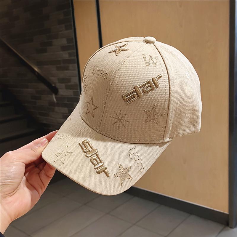 Hard top hat letter embroidery pentagram star shape baseball cap black cap wide brim simple fashion Adjustable (54-59cm) бежевий
Hard top hat letter embroidery pentagram star shape baseball cap black cap wide brim simple fashion Adjustable (54-59cm) бежевий