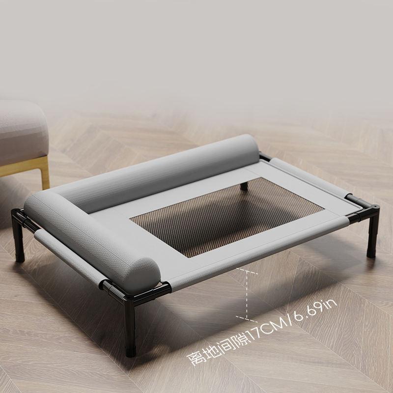 Outdoor Elevated Pet Bed - Washable Breathable Mesh & Oxford Fabric Bed for Dogs/Cats, Solid Pattern 66X45X17CM серый
Outdoor Elevated Pet Bed - Washable Breathable Mesh & Oxford Fabric Bed for Dogs/Cats, Solid Pattern 66X45X17CM серый