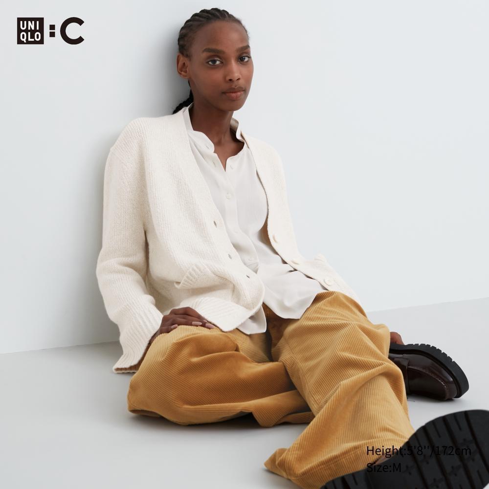 Кардиган мягкой вязки UNIQLO с V-образным вырезом и расклешенными рукавами (длинный рукав)
Кардиган мягкой вязки UNIQLO с V-образным вырезом и расклешенными рукавами (длинный рукав)