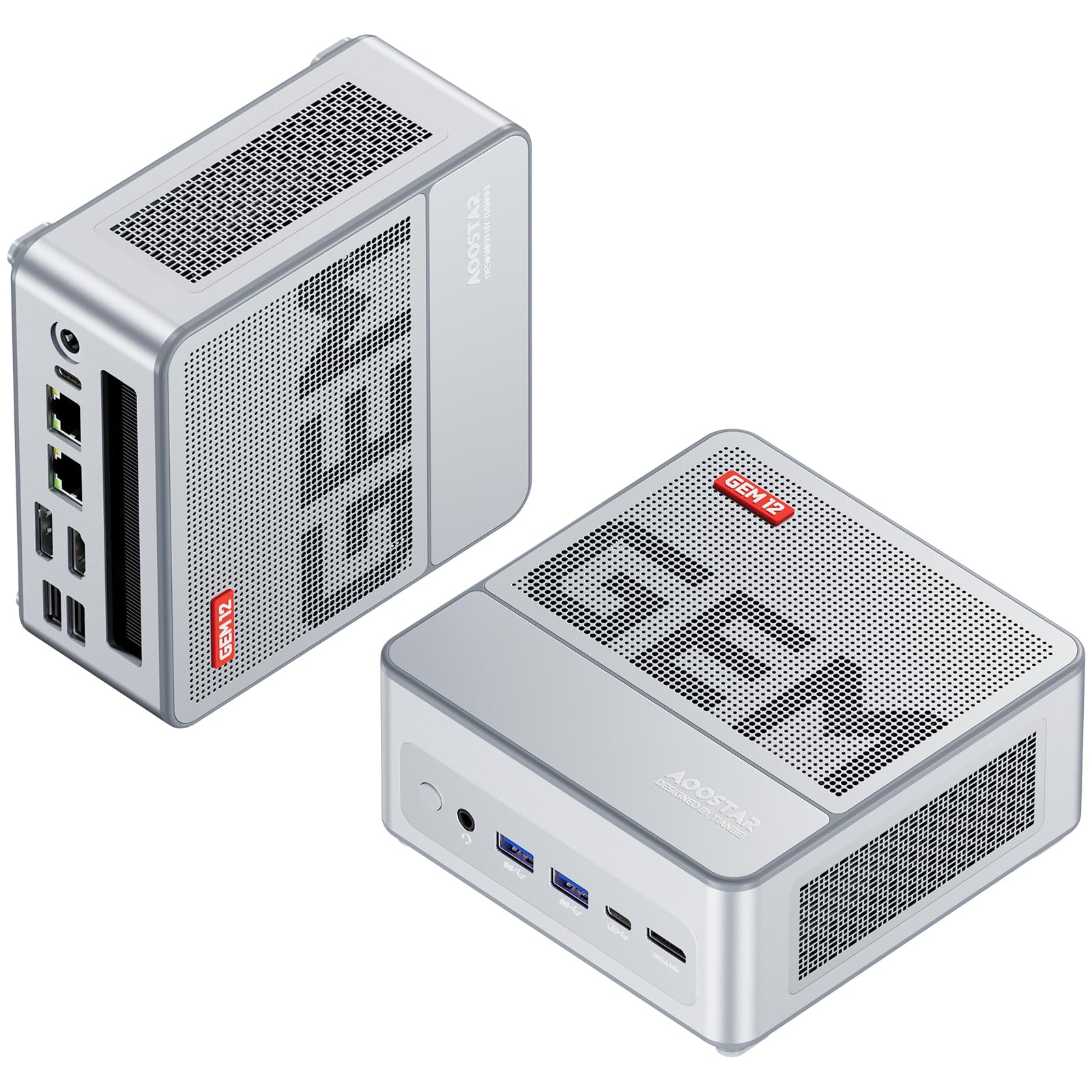 AOOSTAR GEM12 MAX Mini PC Ryzen 9 6900hx 680M Mini PC Oculink 16G512G 2xDDR5 2xPCle4.0 SSD 2xUSB4.0 4 Screen Output 8C16T4.9GHz win11pro Quiet Two
AOOSTAR GEM12 MAX Mini PC Ryzen 9 6900hx 680M Mini PC Oculink 16G512G 2xDDR5 2xPCle4.0 SSD 2xUSB4.0 4 Screen Output 8C16T4.9GHz win11pro Quiet Two