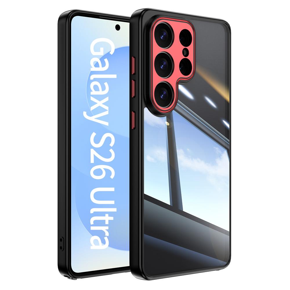 Metal Armor Transparent Phone Case For Samsung Galaxy S26 Ultra S26 Plus Anti-Fall Tempered Glass Lens Protect Shockproof Cover Galaxy S26
Metal Armor Transparent Phone Case For Samsung Galaxy S26 Ultra S26 Plus Anti-Fall Tempered Glass Lens Protect Shockproof Cover Galaxy S26