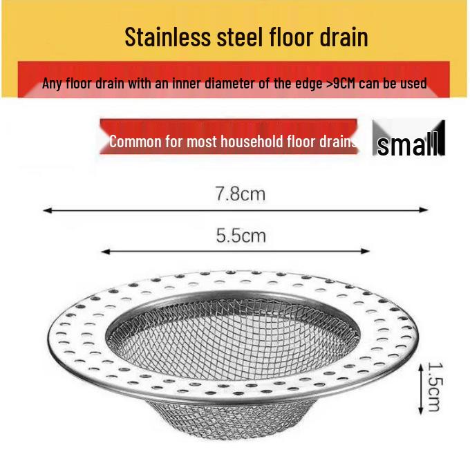 Stainless Steel Universal Drain Cover & Hair Catcher for Toilet and Kitchen Sink
Stainless Steel Universal Drain Cover & Hair Catcher for Toilet and Kitchen Sink