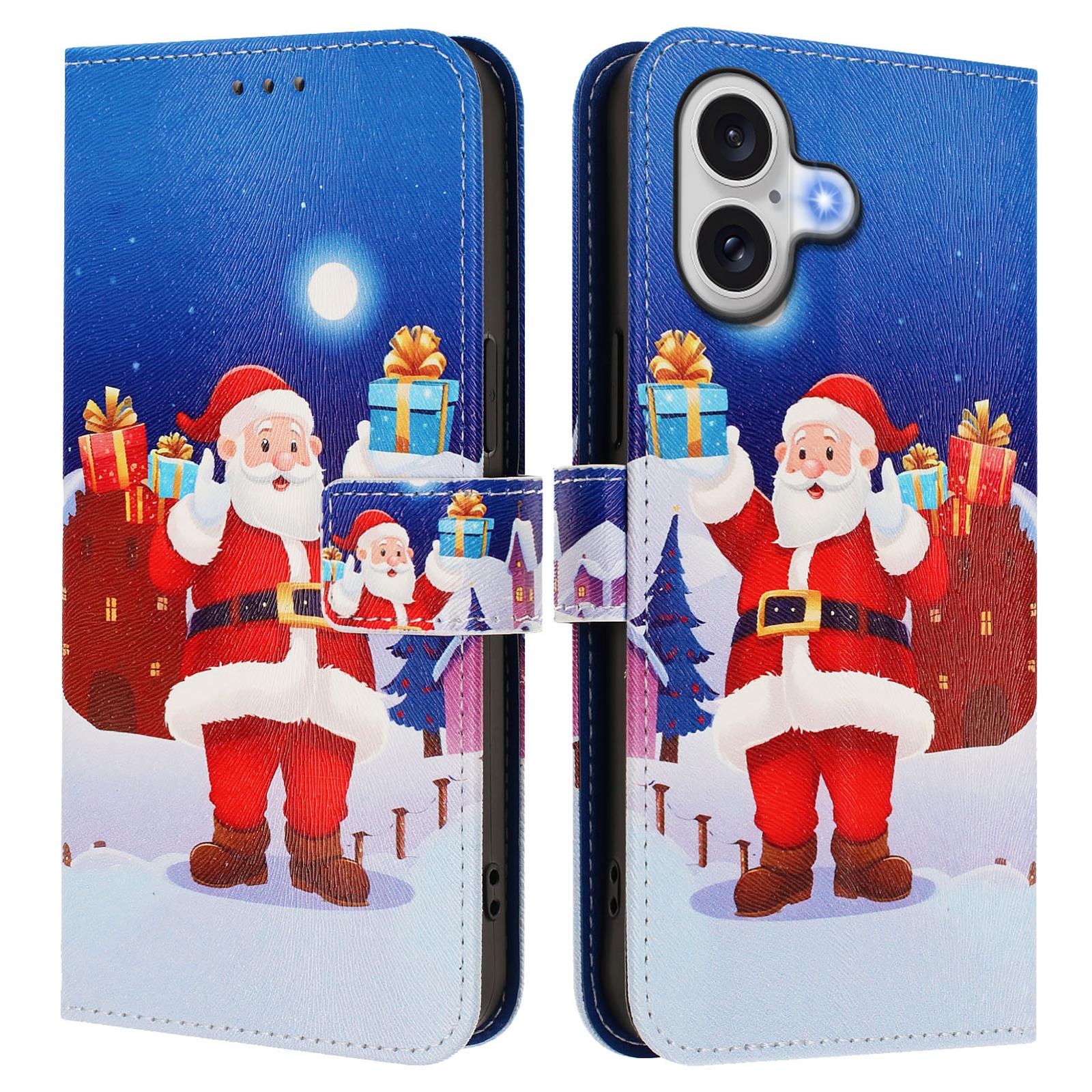 For iPhone 17 Wallet Case Christmas Pattern Printing Leather Phone Cover with Lanyard D
For iPhone 17 Wallet Case Christmas Pattern Printing Leather Phone Cover with Lanyard D
