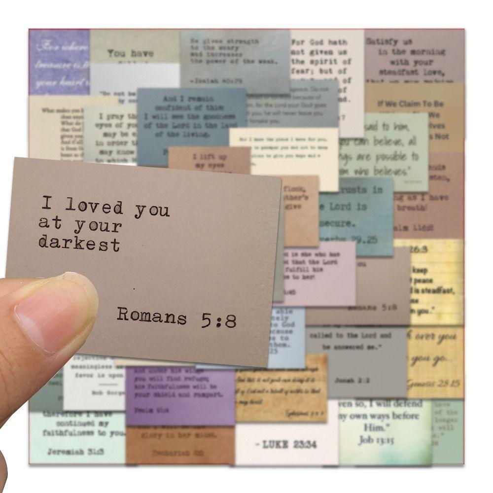60Pcs Christian Bible Verse Says Motivational Quote Stickers Waterproof Laptop Stickers Journal
60Pcs Christian Bible Verse Says Motivational Quote Stickers Waterproof Laptop Stickers Journal