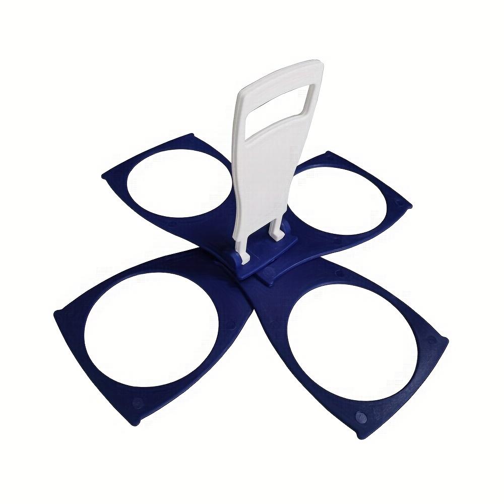 Portable 4-Cup Folding Drink Holder with Handle - Durable Plastic Reusable Beverage Tray, Pocket-Sized for Beaches, Outdoor Events, Festivals
Portable 4-Cup Folding Drink Holder with Handle - Durable Plastic Reusable Beverage Tray, Pocket-Sized for Beaches, Outdoor Events, Festivals