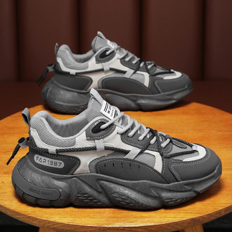 Men s shoes spring new breathable mesh sports shoes men s Korean version trend versatile height increase running casual dad shoes 39
Men s shoes spring new breathable mesh sports shoes men s Korean version trend versatile height increase running casual dad shoes 39