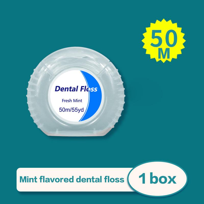 1Pcs Box Mint Dental Floss Roll Cleaning Oral Tools Dental Floss Stick Adult Home Set Cleaning Interdental Brush as the picture
1Pcs Box Mint Dental Floss Roll Cleaning Oral Tools Dental Floss Stick Adult Home Set Cleaning Interdental Brush as the picture