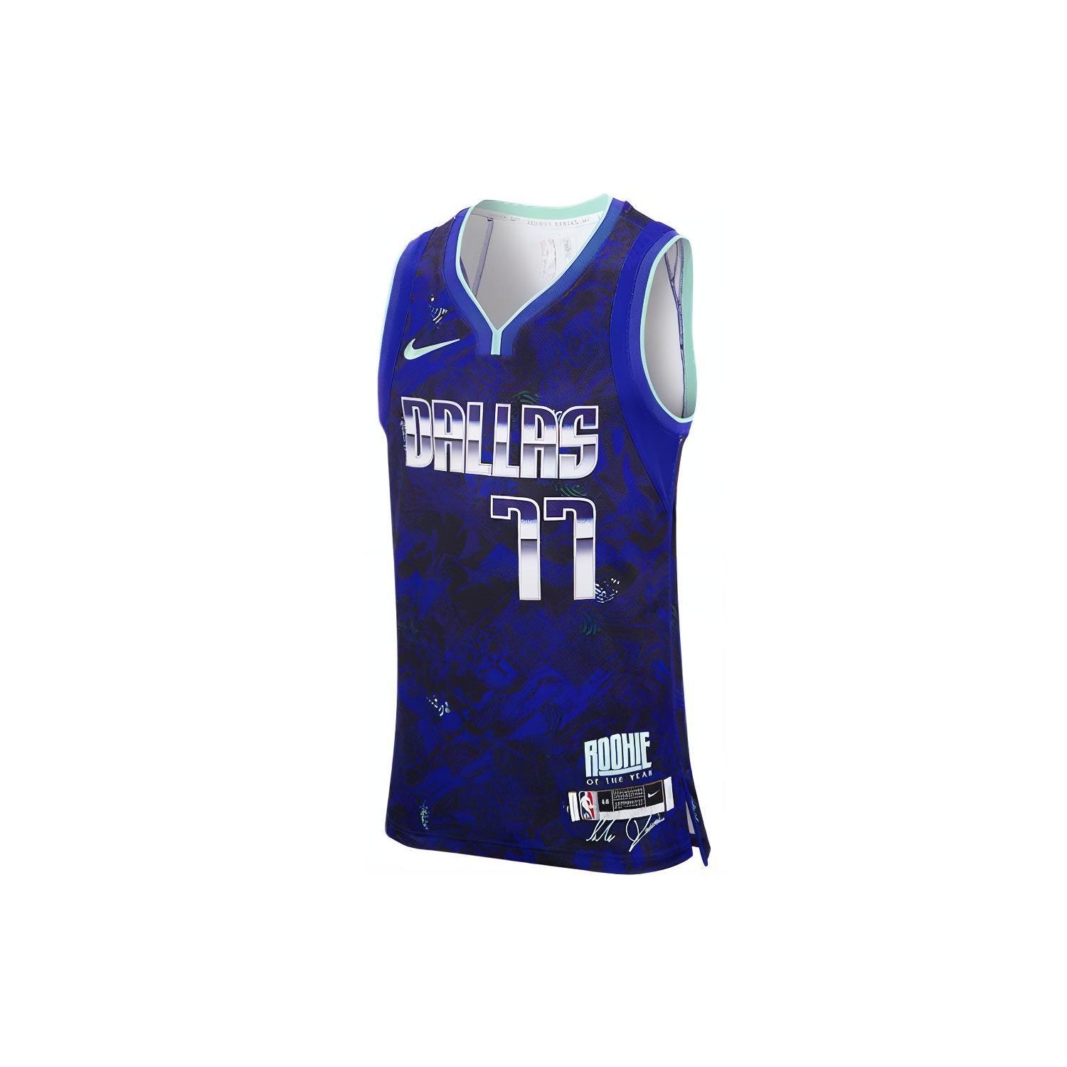 Nike Баскетбольная майка NBA Retro Dallas Mavericks Luka Doncic #77 для мужчин, синяя DA6960-405 M
Nike Баскетбольная майка NBA Retro Dallas Mavericks Luka Doncic #77 для мужчин, синяя DA6960-405 M