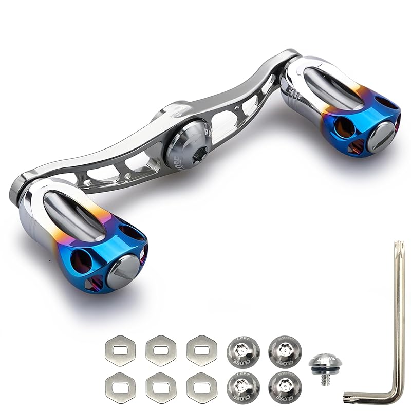 HEIGHTEN 88/90/115mm reel handle 22mm Equipped with knob SHIMANO Daiwa Abu common use bait reel for Aurora Series (88mm - Gunmetal)
HEIGHTEN 88/90/115mm reel handle 22mm Equipped with knob SHIMANO Daiwa Abu common use bait reel for Aurora Series (88mm - Gunmetal)