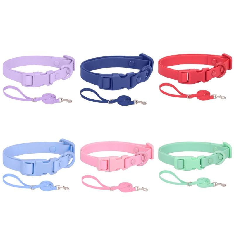 new Waterproof Dog Collar Adjustable Length Macaron Color Pet Collar with Leash Large Dog Training Accessories
new Waterproof Dog Collar Adjustable Length Macaron Color Pet Collar with Leash Large Dog Training Accessories