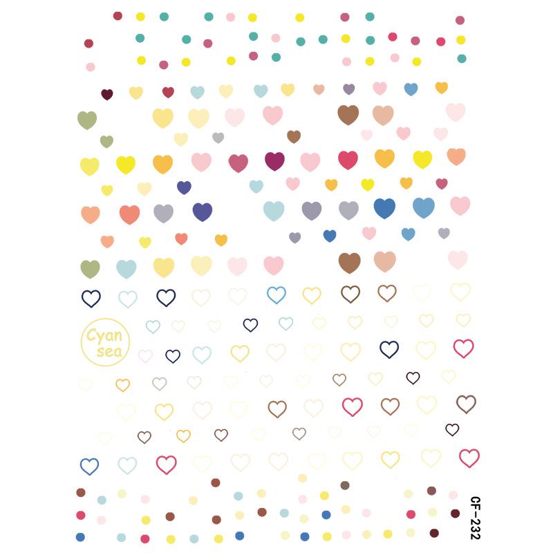3D Cute Japanese Macaron Heart & Star Nail Stickers - Small Embossed Patterns
3D Cute Japanese Macaron Heart & Star Nail Stickers - Small Embossed Patterns