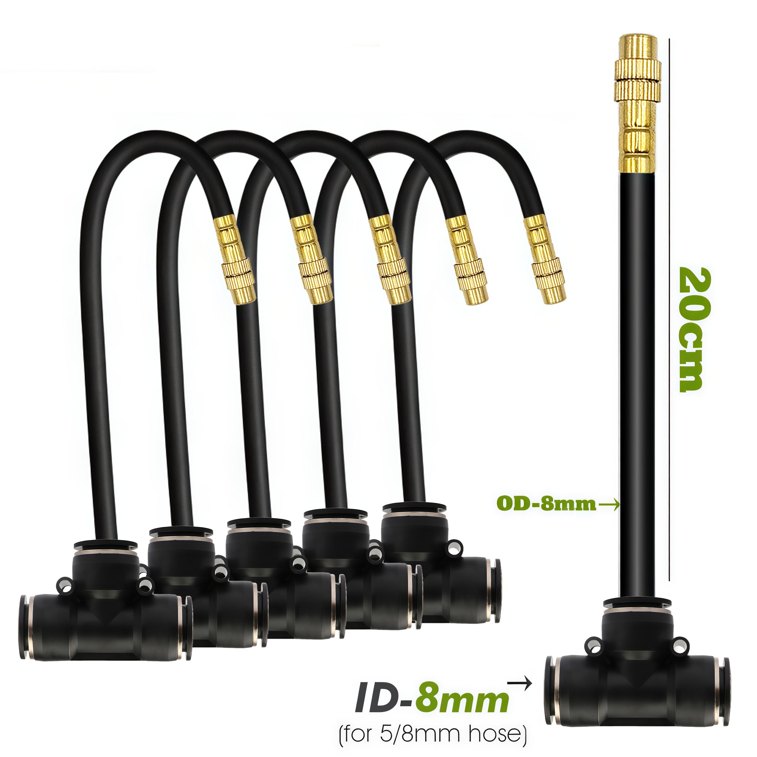 Garden 5-30M 8mm PE Hose 20cm 360° Bending Brass Nozzle Spray Kit Atomized Automatic Irrigation Equipment Plants Mist Wateriing
Garden 5-30M 8mm PE Hose 20cm 360° Bending Brass Nozzle Spray Kit Atomized Automatic Irrigation Equipment Plants Mist Wateriing