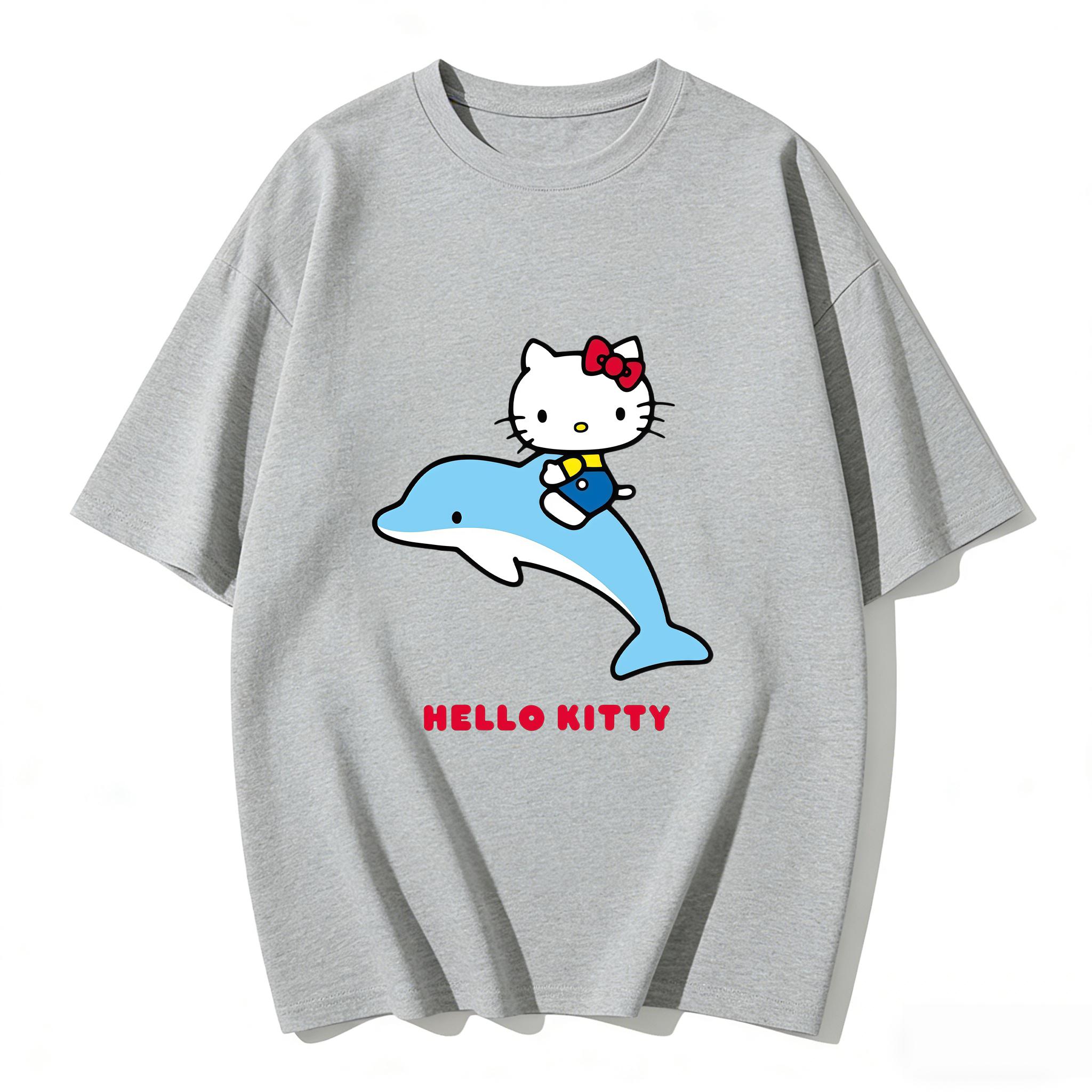 2026 Summer Hello Kitty Cartoon Printed Short Sleeve Pure Cotton Tshirts Womens Family Matching Outfits Classic Versatile Top S
2026 Summer Hello Kitty Cartoon Printed Short Sleeve Pure Cotton Tshirts Womens Family Matching Outfits Classic Versatile Top S