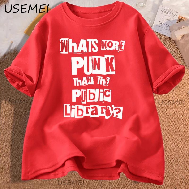 Whats More Punk Than The Public Library Tshirt Casual Cotton Short Sleeve Gothic Librarian Bookish T Shirt Womens Streetwear S
Whats More Punk Than The Public Library Tshirt Casual Cotton Short Sleeve Gothic Librarian Bookish T Shirt Womens Streetwear S