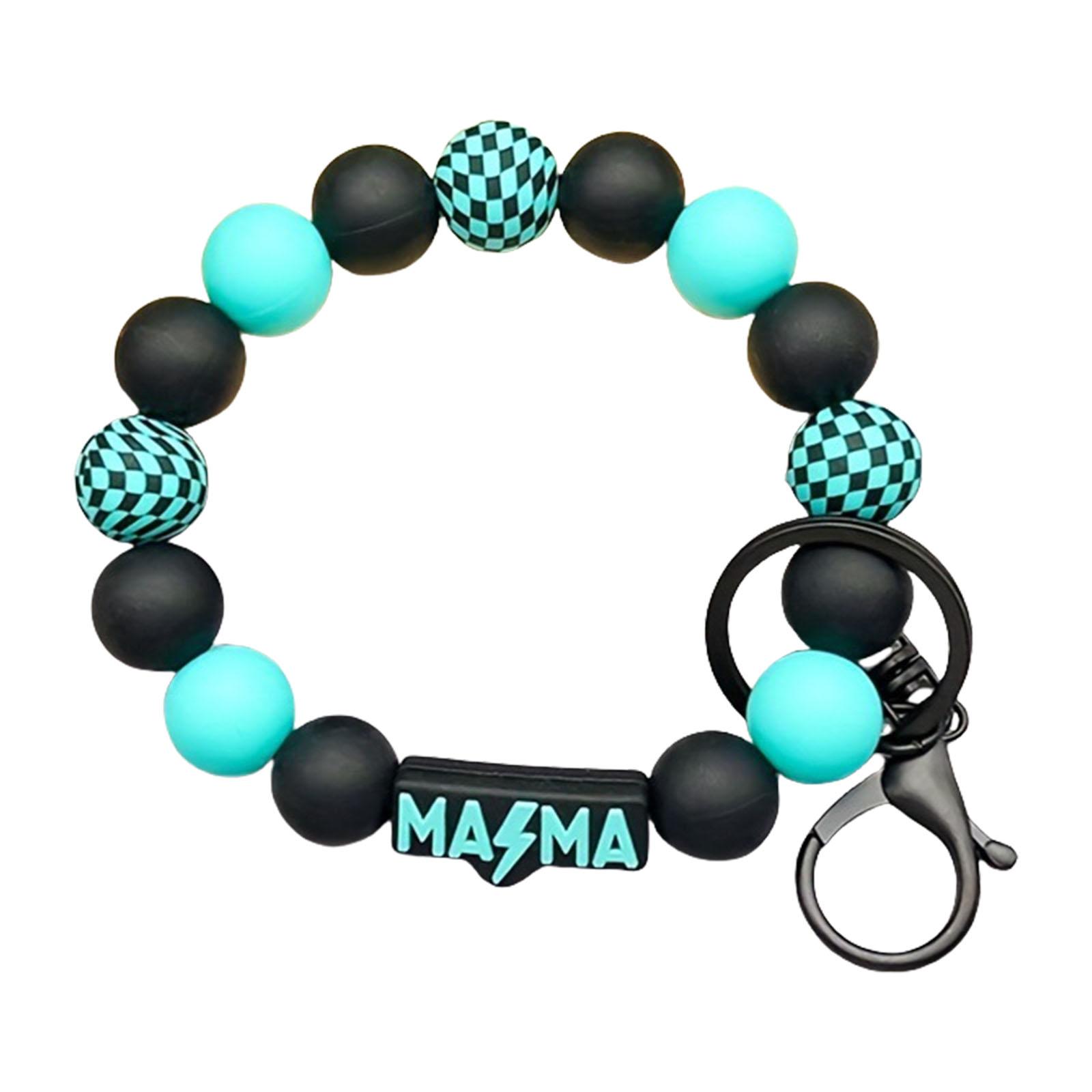Fashionable Silicone Keychain Bracelet Wristband For Moms Checkerboard Beaded Design Jewelry Accessory Present синий
Fashionable Silicone Keychain Bracelet Wristband For Moms Checkerboard Beaded Design Jewelry Accessory Present синий