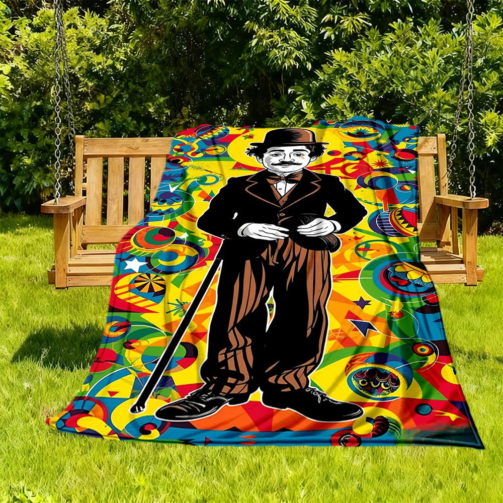 1pc Charlie Chaplin Outdoor Blanket Lightweight Flannel, Soft & Warm, All-Season Use for Sofa, Outdoor, Camping, Living Room044 130cmx150cm
1pc Charlie Chaplin Outdoor Blanket Lightweight Flannel, Soft & Warm, All-Season Use for Sofa, Outdoor, Camping, Living Room044 130cmx150cm