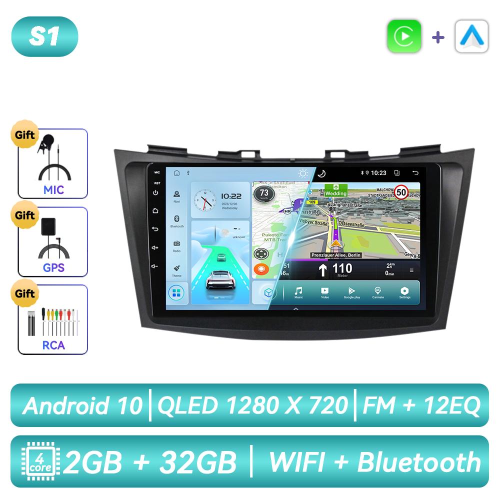 For Suzuki Swift 4 2011 - 2015 Android Car Radio Multimedia Video Player Navigation GPS Carplay Touch Screen Auto Stereo Intelligent Systems 4CORE 2G 32G
For Suzuki Swift 4 2011 - 2015 Android Car Radio Multimedia Video Player Navigation GPS Carplay Touch Screen Auto Stereo Intelligent Systems 4CORE 2G 32G