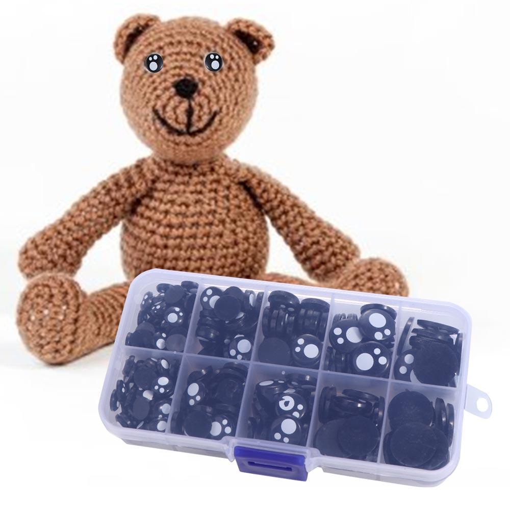 Кукольное ремесло DIY Кукольное ремесло Глаза Наборы 3D Безопасные Глаза для Вязаных Игрушек Инструменты Для Сделай Сам 180pcs 
Кукольное ремесло DIY Кукольное ремесло Глаза Наборы 3D Безопасные Глаза для Вязаных Игрушек Инструменты Для Сделай Сам 180pcs