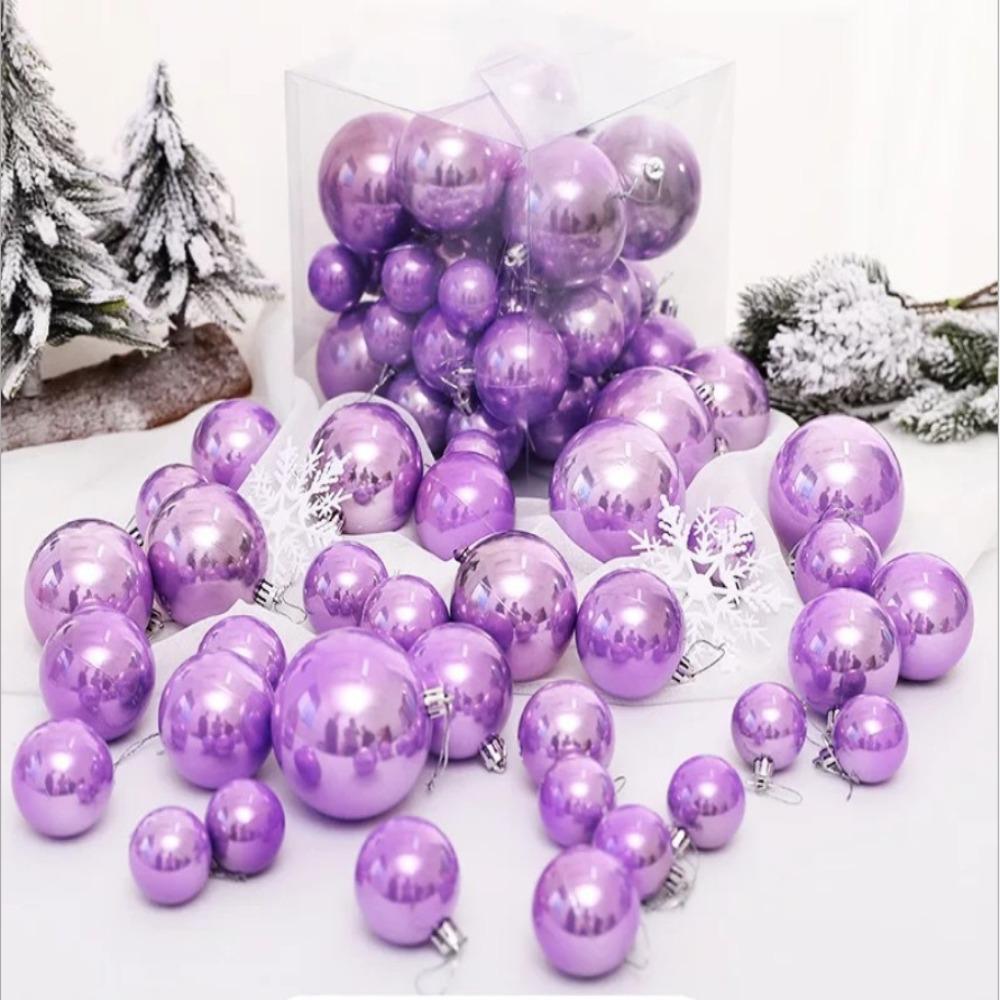 Fashion 37pcs Christmas Ball Pearl Color Gift Crafts Christmas Tree Decorative Party Supplies Toy Christmas Festival Mixed фіолетовий
Fashion 37pcs Christmas Ball Pearl Color Gift Crafts Christmas Tree Decorative Party Supplies Toy Christmas Festival Mixed фіолетовий