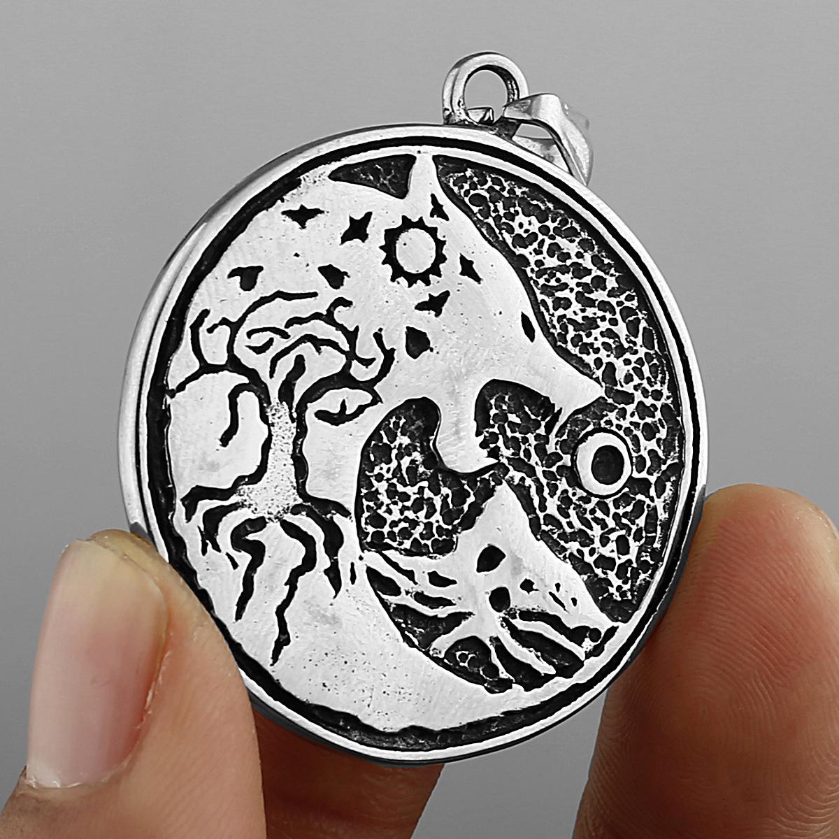 Viking Wolf Head Heavy Industry Vintage Titanium Steel Pendant Men s Hip Hop Fashion Stainless Steel Pendant Necklace Jewelry
Viking Wolf Head Heavy Industry Vintage Titanium Steel Pendant Men s Hip Hop Fashion Stainless Steel Pendant Necklace Jewelry
