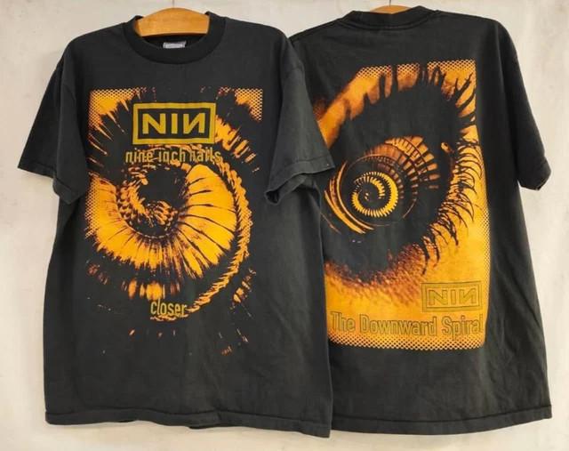 NINE INCH NAILS Vintage 1994 CLOSER TO GOD DOWNWARD SPIRAL T-Shirt REPRINT Unisex T-Shirt XL
NINE INCH NAILS Vintage 1994 CLOSER TO GOD DOWNWARD SPIRAL T-Shirt REPRINT Unisex T-Shirt XL