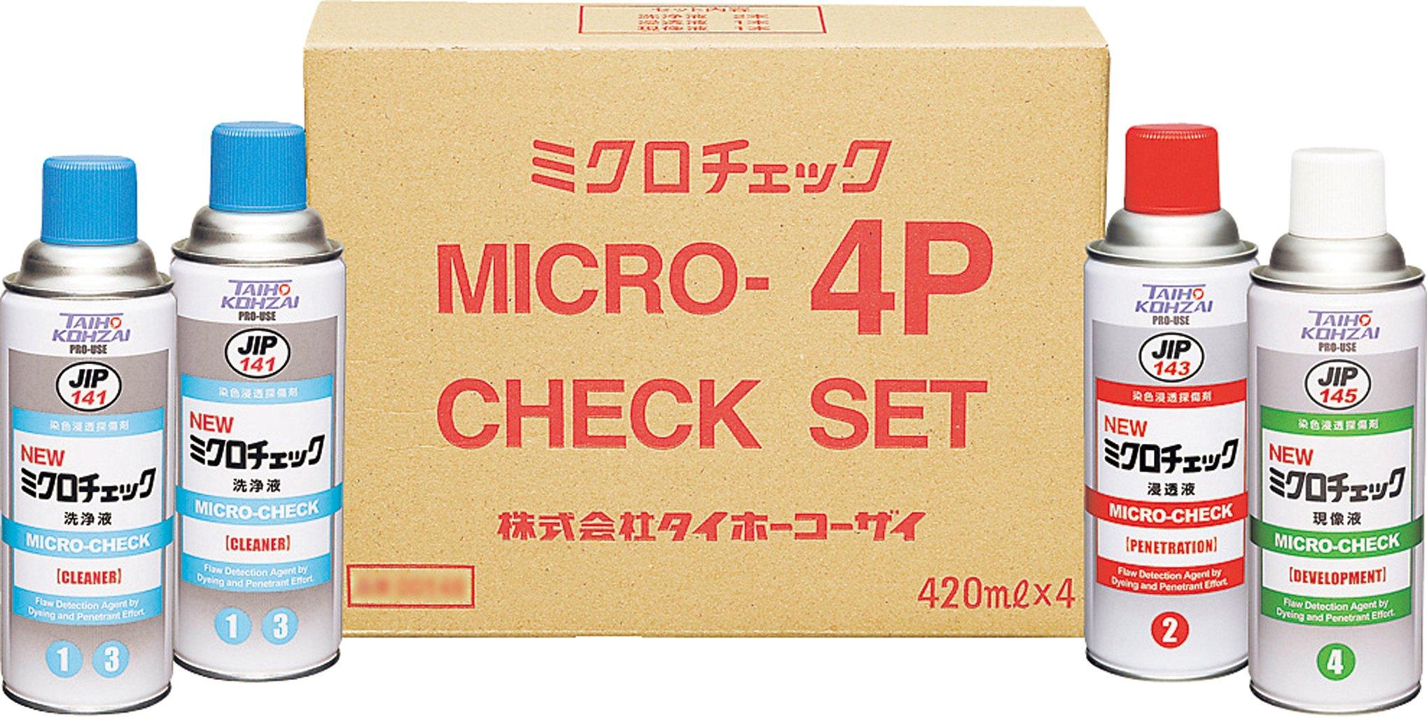 Ichinen Chemicals JIP148 Микропроникающий дефектоскоп, 4-компонентный набор, 420 мл,
Ichinen Chemicals JIP148 Микропроникающий дефектоскоп, 4-компонентный набор, 420 мл,