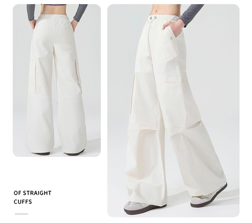 Women s Fashion Casual Cargo Pants: Multi-Pocket, Loose Fit, Slimming, Wide-Leg Polyester Trousers for Spring/Summer. M
Women s Fashion Casual Cargo Pants: Multi-Pocket, Loose Fit, Slimming, Wide-Leg Polyester Trousers for Spring/Summer. M