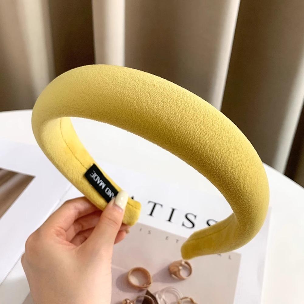 Solid Color Velvet Headbands Sponge Padded Hair Hoop Fashion Thick Hair Hoop Bands Daily Wear жёлтый
Solid Color Velvet Headbands Sponge Padded Hair Hoop Fashion Thick Hair Hoop Bands Daily Wear жёлтый