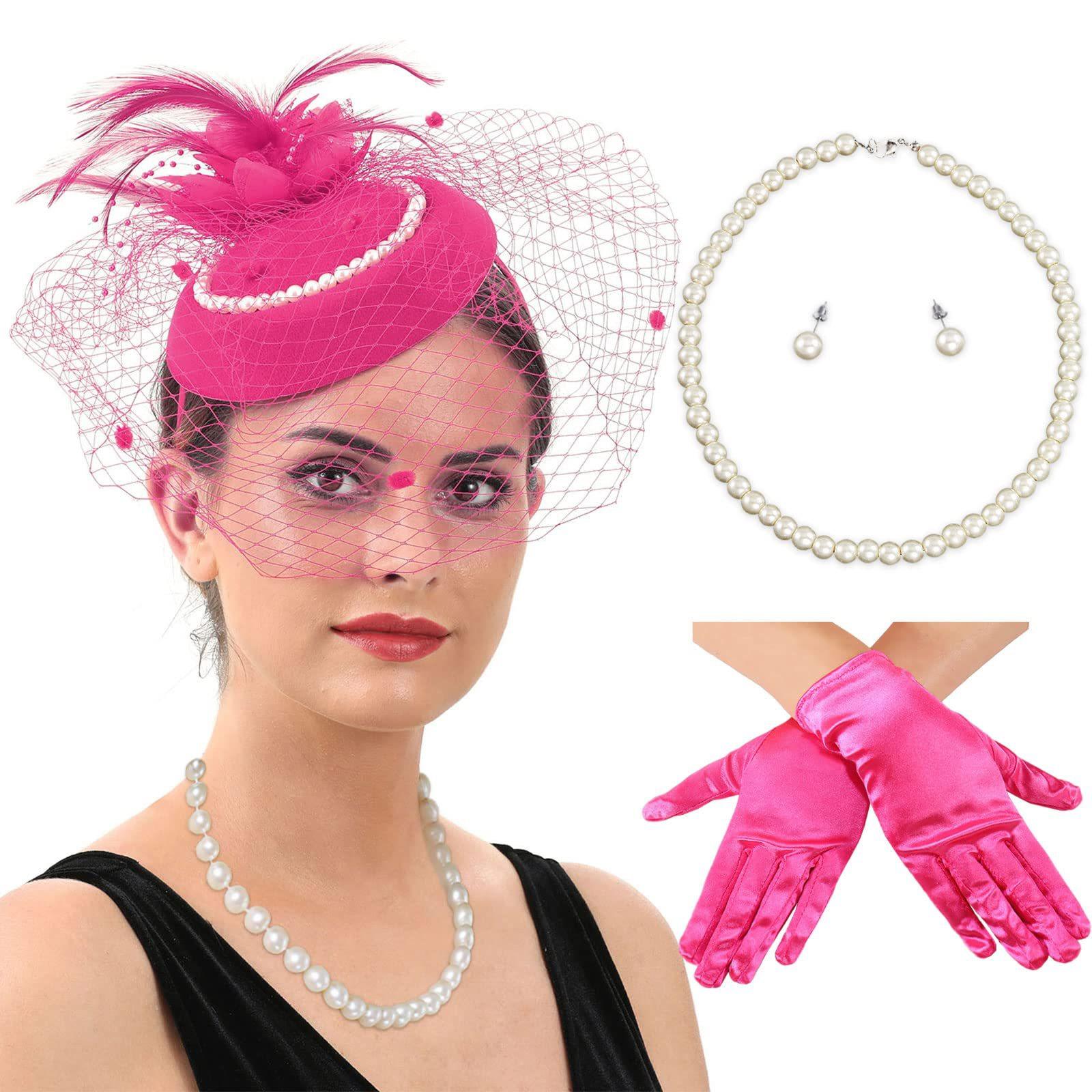 Delicate Top Hat Hair Hoop with Etiquettes Gloves Cute Ladies Cosplay Medieval Party Pearl Earring&Necklace Costume розы красного
Delicate Top Hat Hair Hoop with Etiquettes Gloves Cute Ladies Cosplay Medieval Party Pearl Earring&Necklace Costume розы красного