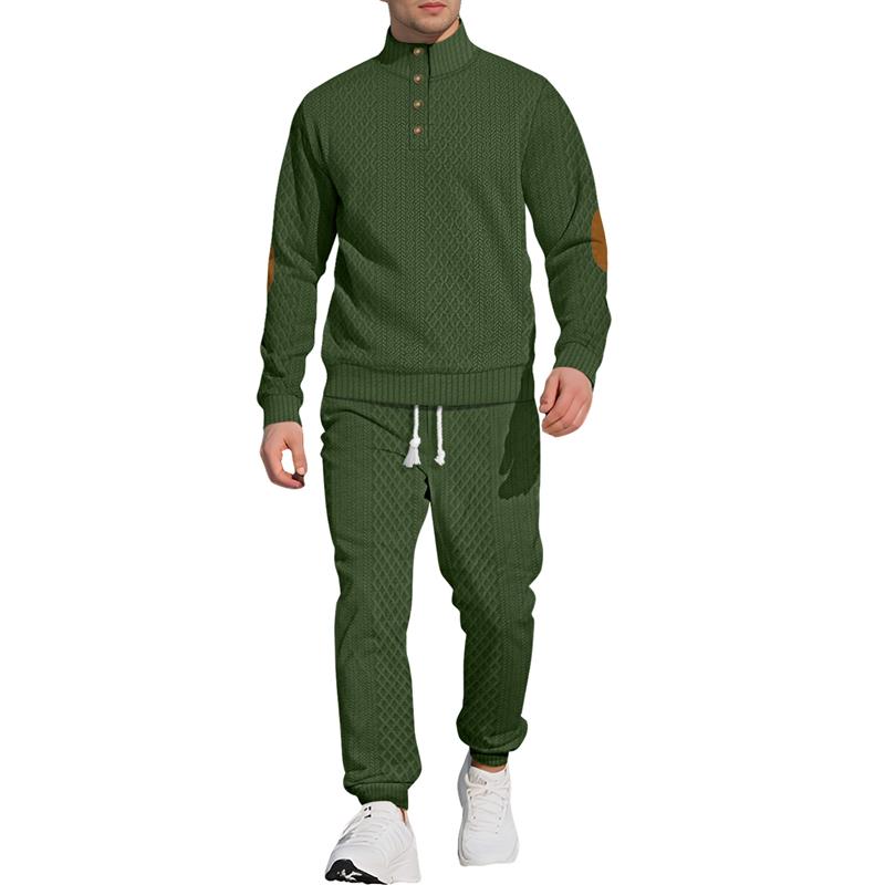 2026 Men Stand Collar Long Sleeve Pants Set Jacquard Loungewear Home Wear Casual Sportswear Two Piece Outfit XXXL армія зелений колір
2026 Men Stand Collar Long Sleeve Pants Set Jacquard Loungewear Home Wear Casual Sportswear Two Piece Outfit XXXL армія зелений колір