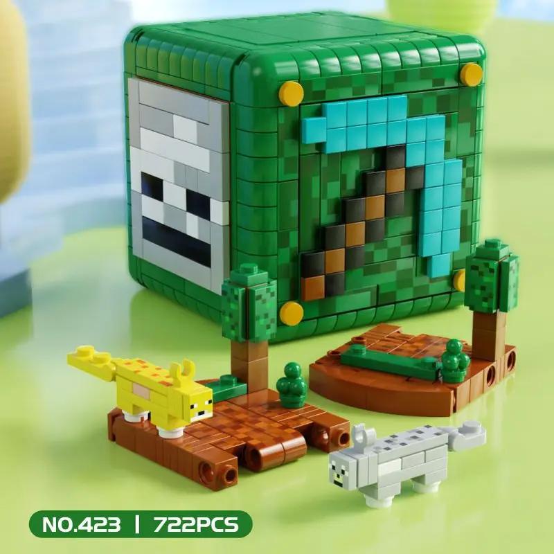 722PCS My World Cube Steve CQuestion Mark Box Деформация Орган Строительный блок Сборка Детская игрушка Подарок на день рождения No box
722PCS My World Cube Steve CQuestion Mark Box Деформация Орган Строительный блок Сборка Детская игрушка Подарок на день рождения No box