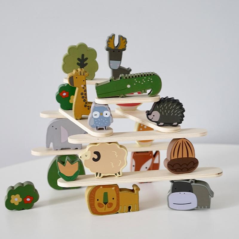 Children S Early Education Wooden Animals Stacked High Building Block Fun Balance Stacked Arhat Parent-Child Interactive Educational Toys
Children S Early Education Wooden Animals Stacked High Building Block Fun Balance Stacked Arhat Parent-Child Interactive Educational Toys
