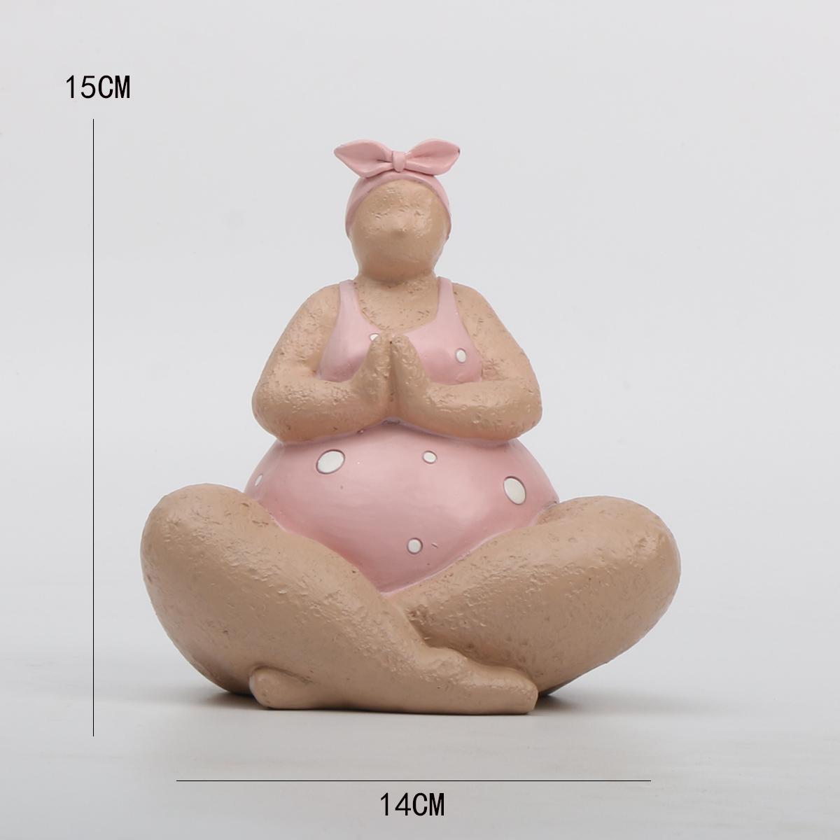 1 шт. Чарівна товста леді-йога скульптура - сучасний розкішний скандинавський декор - художня статуя, що розширює можливості для книжкової полиці, винної шафи та входу
1 шт. Чарівна товста леді-йога скульптура - сучасний розкішний скандинавський декор - художня статуя, що розширює можливості для книжкової полиці, винної шафи та входу