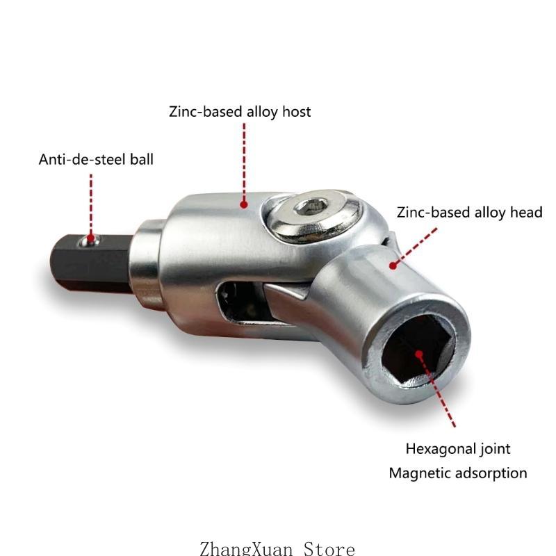 Convenient Pivoting Bit Tip Holder Screw Holder Extenders Bendable in 180°Angle for Flexibility in Narrow Area 3XUF CN
Convenient Pivoting Bit Tip Holder Screw Holder Extenders Bendable in 180°Angle for Flexibility in Narrow Area 3XUF CN