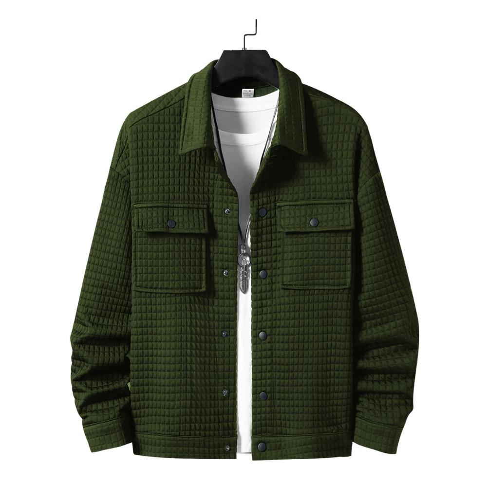 New 2026 Men s Casual Jacket Loose Fit Spring Autumn Jacquard Plaid Outerwear Breathable Moisture Wicking XXXL зелений
New 2026 Men s Casual Jacket Loose Fit Spring Autumn Jacquard Plaid Outerwear Breathable Moisture Wicking XXXL зелений